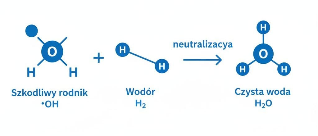 Schemat neutralizacji - reakcja chemiczna